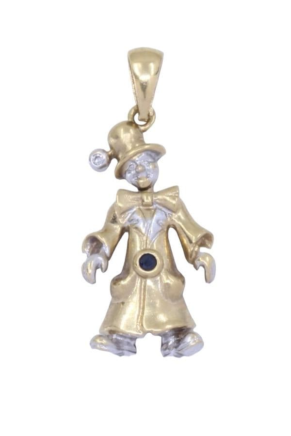 PENDENTIF CLOWN ARTICULÉ — vue 1