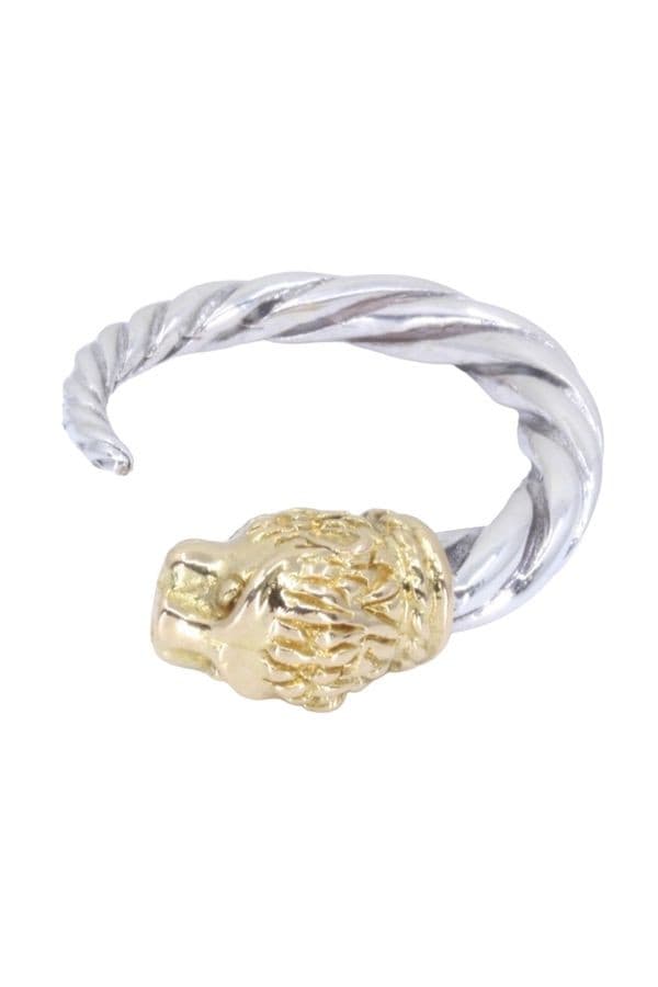 BAGUE ZOLOTAS TÊTE DE LION — vue 5