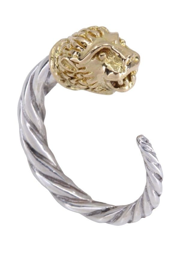 BAGUE ZOLOTAS TÊTE DE LION — vue 4