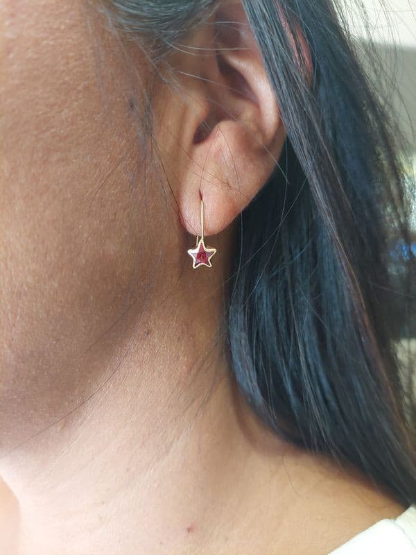 BOUCLES D'OREILLES ÉTOILES — vue 2