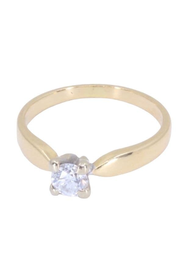SOLITAIRE DIAMANT 0.25 CARAT — vue 5