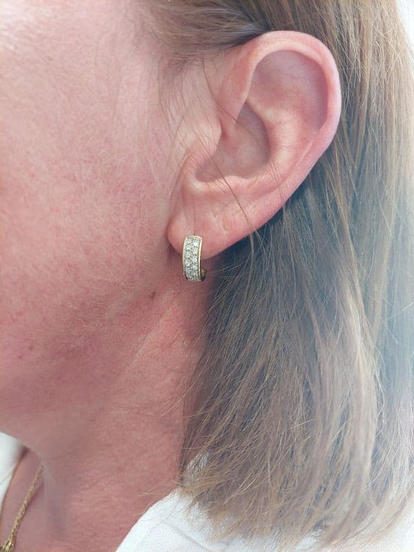 DEMI-CRÉOLES DIAMANTÉES — vue 2