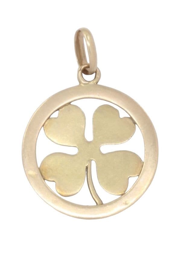 PENDENTIF ANCIEN TRÉFLE — vue 3
