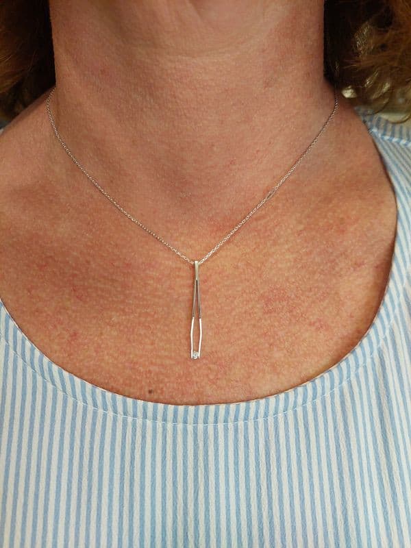 COLLIER AUGIS BRUCELLE ET DIAMANT — vue 2