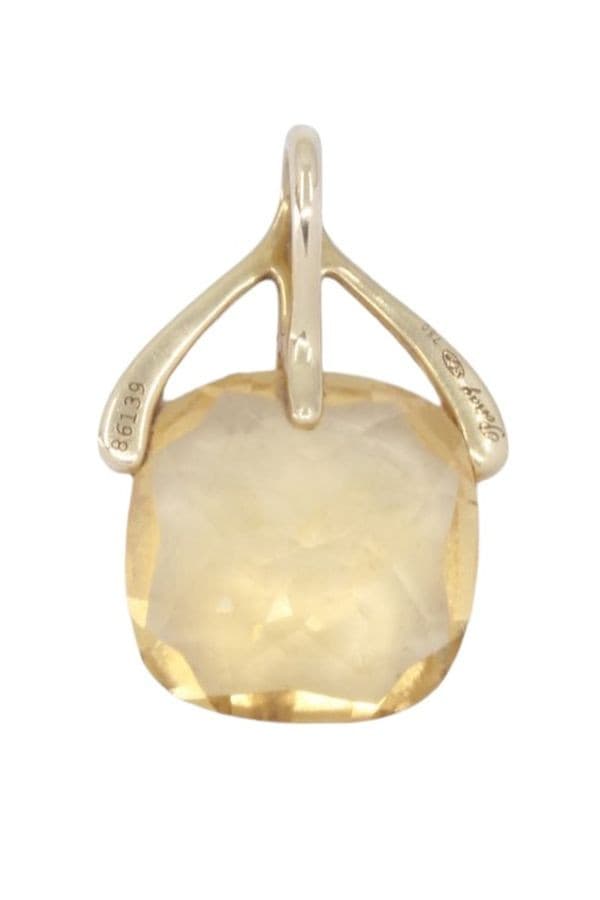 PENDENTIF POIRAY CITRINE ET DIAMANTS — vue 3