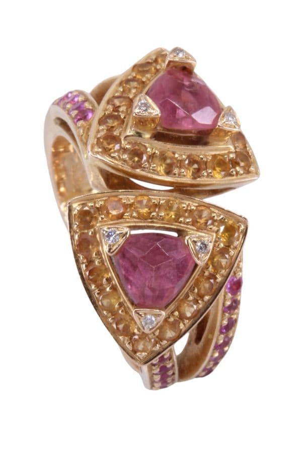 BAGUE MAUBOUSSIN "SUBTILE DUALITE" — vue 4
