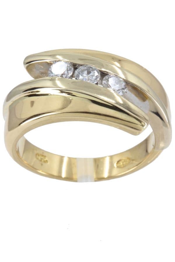 BAGUE DIAMANTS TRILOGIE — vue 1