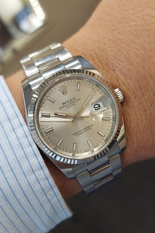 ROLEX OYSTER PERPETUAL DATE - FULL SET — vue 2