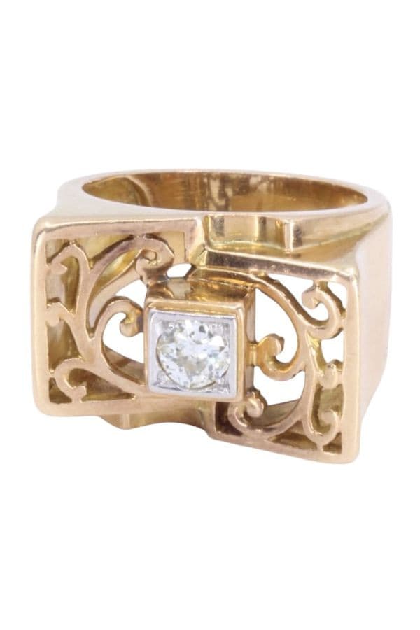 BAGUE TANK DIAMANT — vue 6