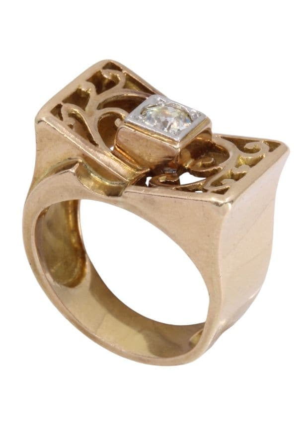 BAGUE TANK DIAMANT — vue 5