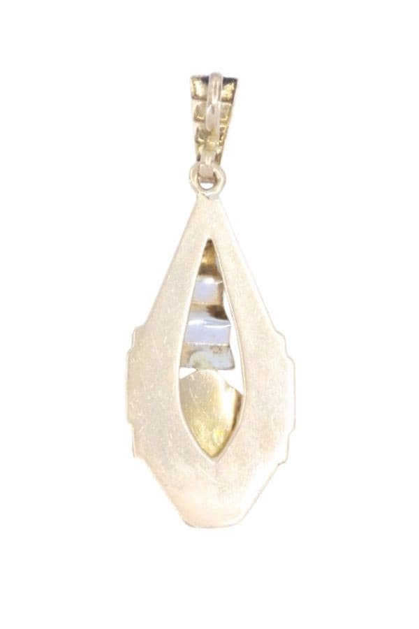 PENDENTIF ART-NOUVEAU — vue 3