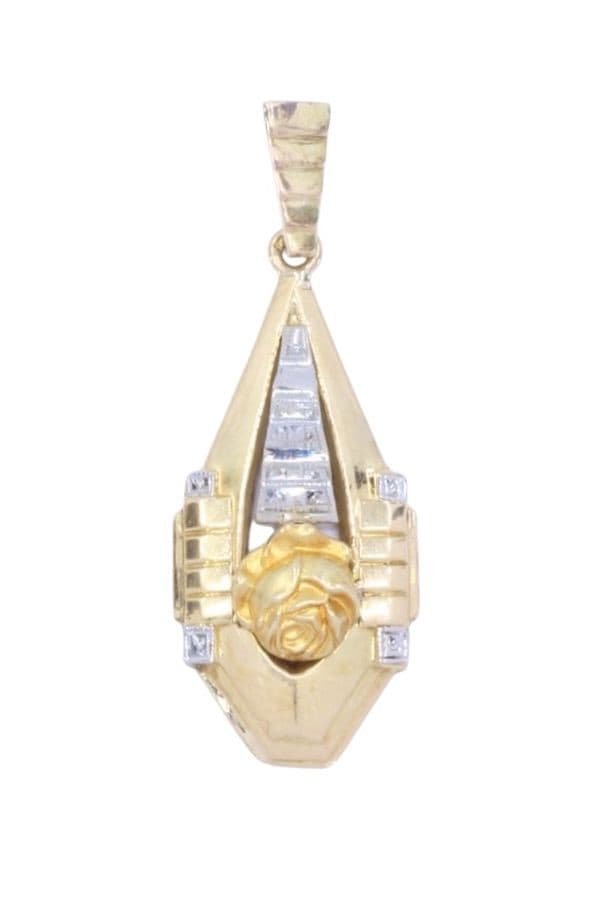 PENDENTIF ART-NOUVEAU — vue 1