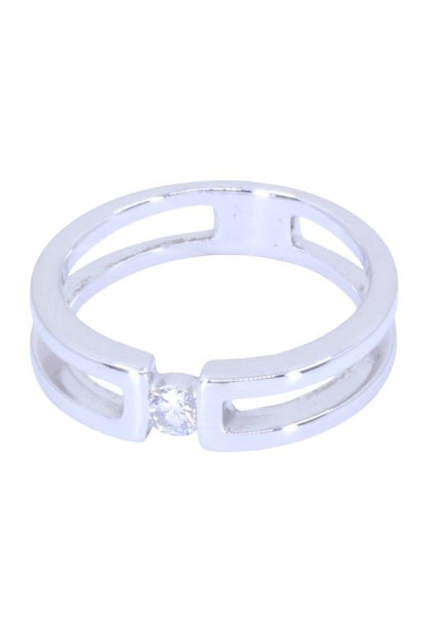 SOLITAIRE MODERNE DIAMANT — vue 6