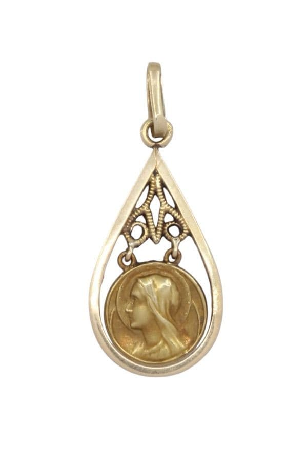 MÉDAILLE VIERGE ANCIENNE — vue 1