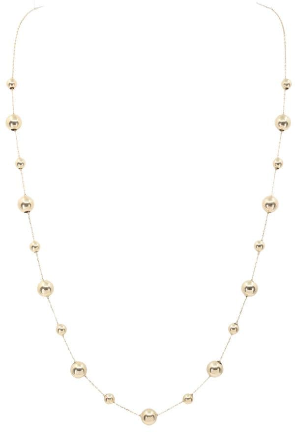 COLLIER BOULES — vue 1