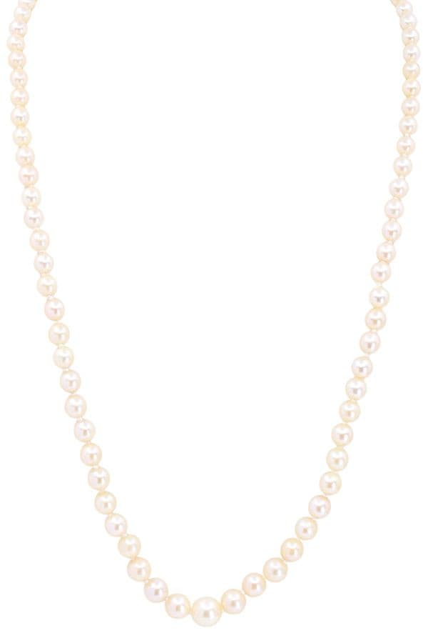 COLLIER DE PERLES EN CHUTE — vue 1