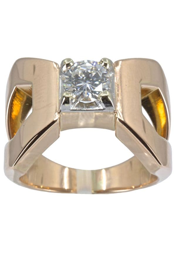 SOLITAIRE MODERNE DIAMANT 0.84 CARAT