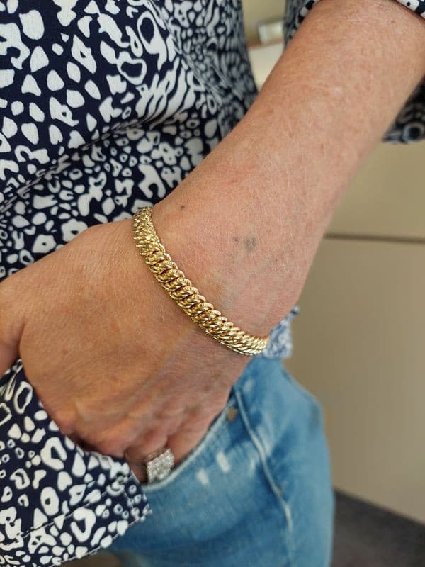 BRACELET MAILLE AMÉRICAINE — vue 2