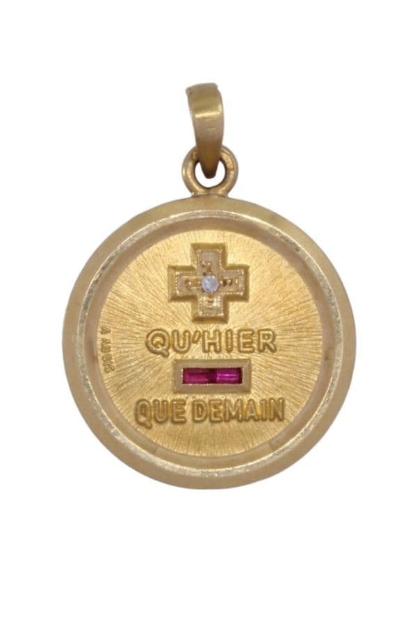 MÉDAILLE D'AMOUR SIGNÉE AUGIS
