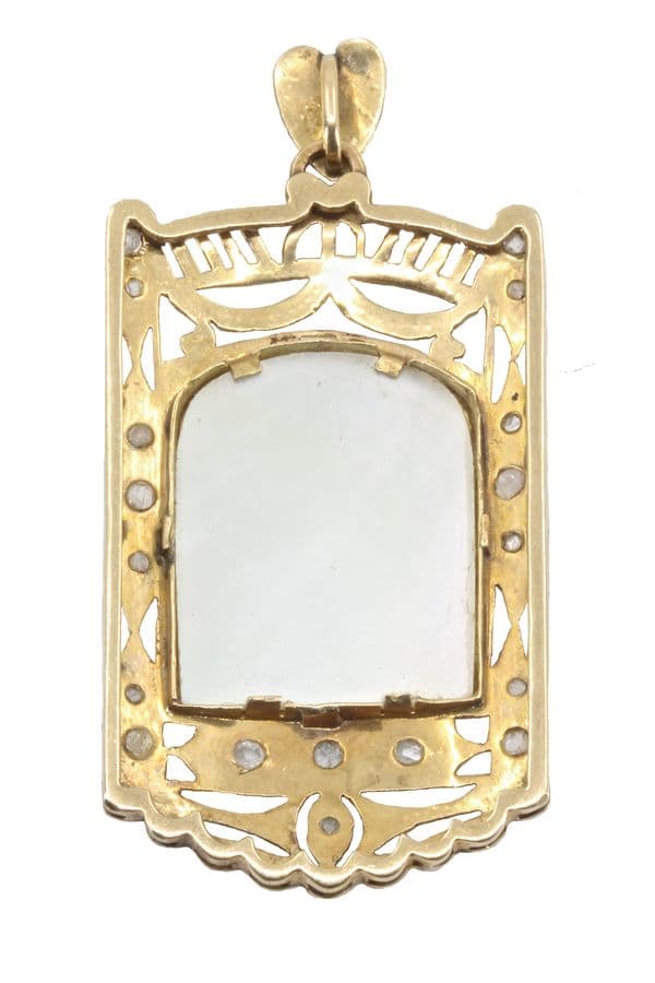 MÉDAILLE VIERGE ET L'ENFANT ART-NOUVEAU — vue 2