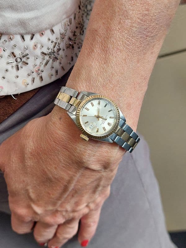 ROLEX LADY DATE OR/ACIER — vue 2