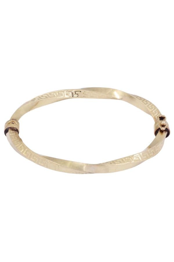 BRACELET JONC OUVRANT TORSADÉ — vue 3