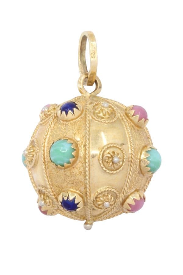 PENDENTIF BRELOQUE VÉNITIENNE — vue 1