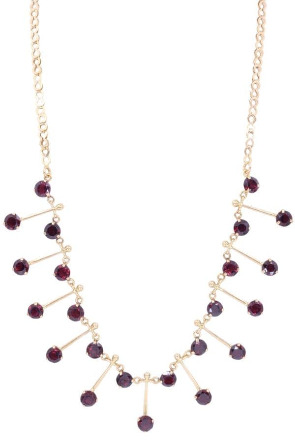 COLLIER ANCIEN GRENATS — vue 1