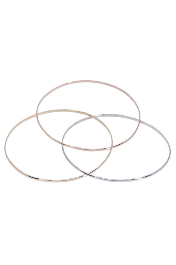 BRACELET JONC 3 ANNEAUX 3 ORS — vue 3