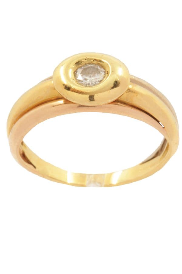 SOLITAIRE 3 ORS 0.20 CARAT — vue 1