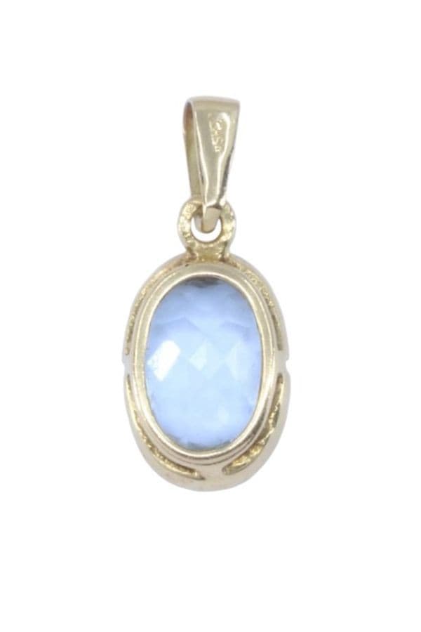 PENDENTIF AIGUE-MARINE — vue 3