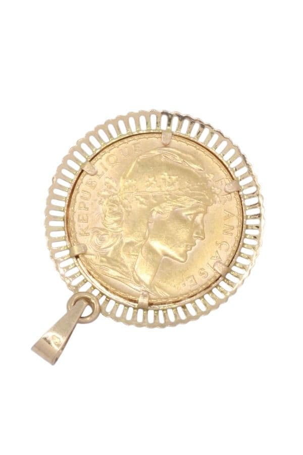 PENDENTIF 20 FRANCS MARIANNE — vue 3