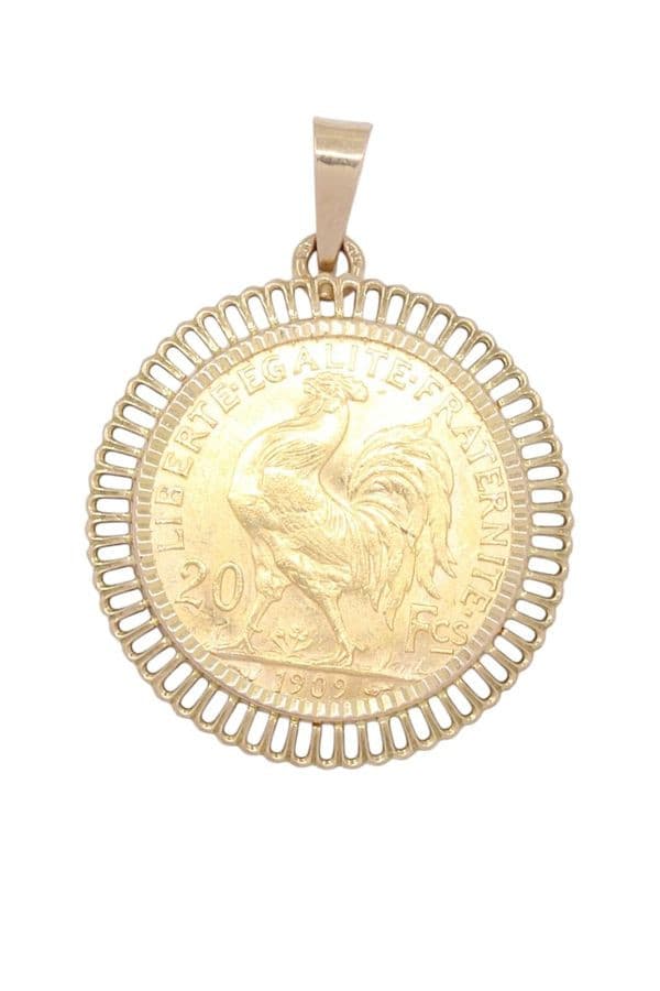 PENDENTIF 20 FRANCS MARIANNE — vue 1