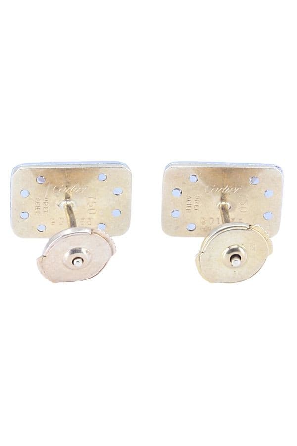 BOUCLES D'OREILLES CARTIER "SANTOS DUMONT" — vue 4