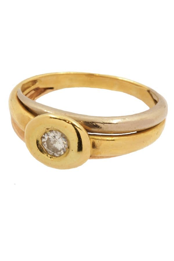 SOLITAIRE 3 ORS 0.20 CARAT — vue 2