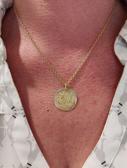 MÉDAILLE VIERGE AU LYS MONNAIE DE PARIS — vue 2