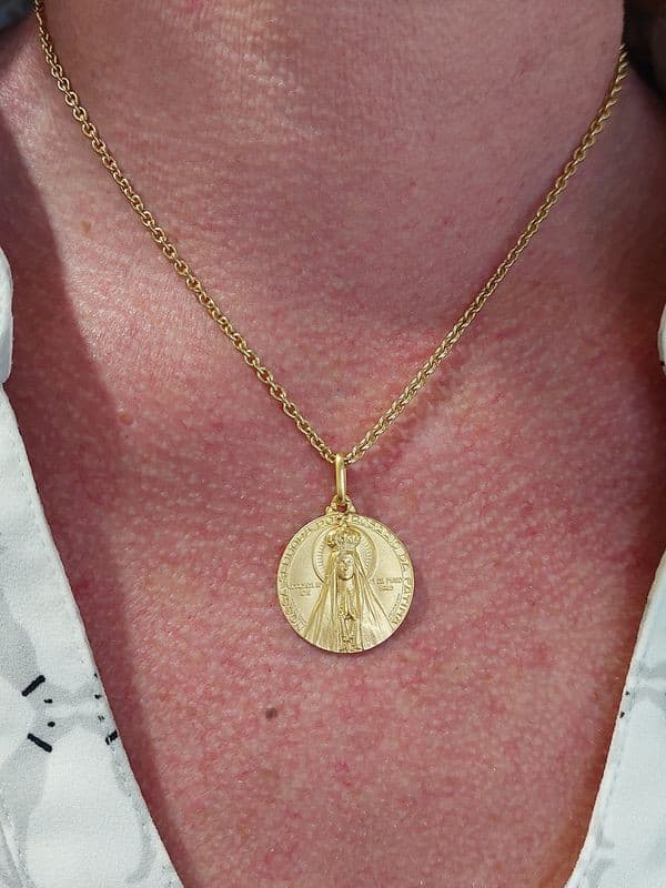 MÉDAILLE NOTRE DAME DE FATIMA — vue 2