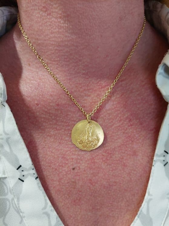 MÉDAILLE NOTRE DAME DE LOURDES — vue 2