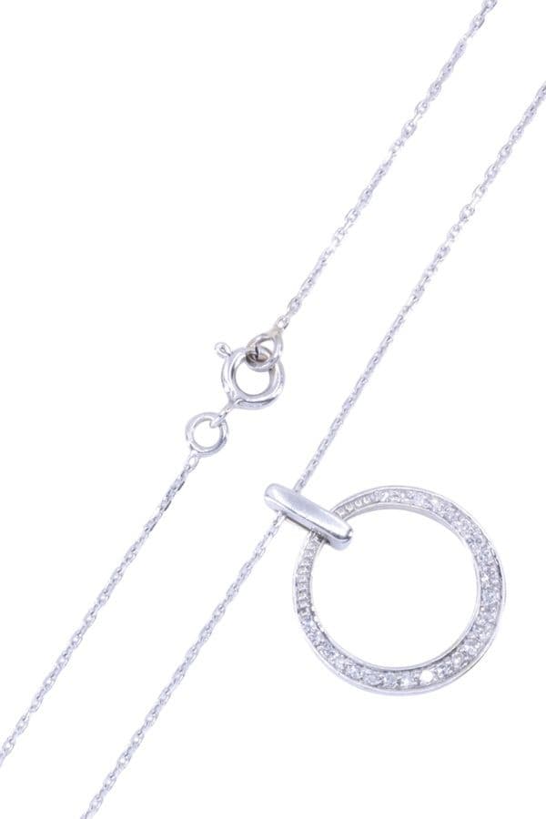 COLLIER MODERNE DIAMANTS — vue 4