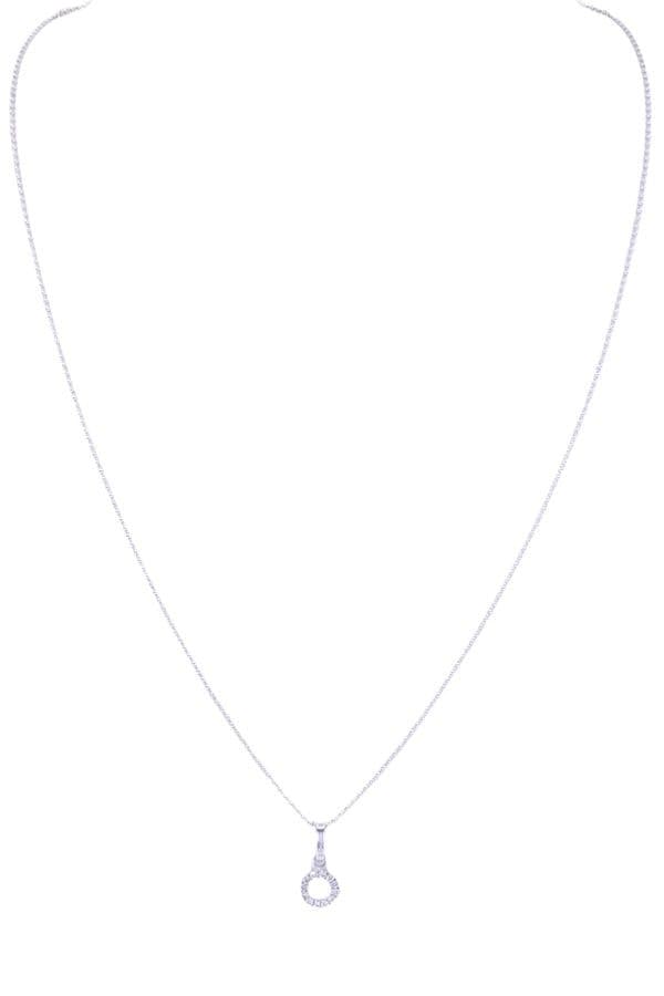 COLLIER MODERNE DIAMANTS — vue 1