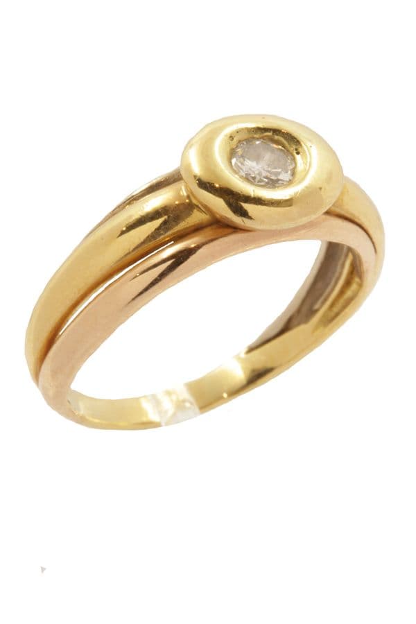 SOLITAIRE 3 ORS 0.20 CARAT — vue 3