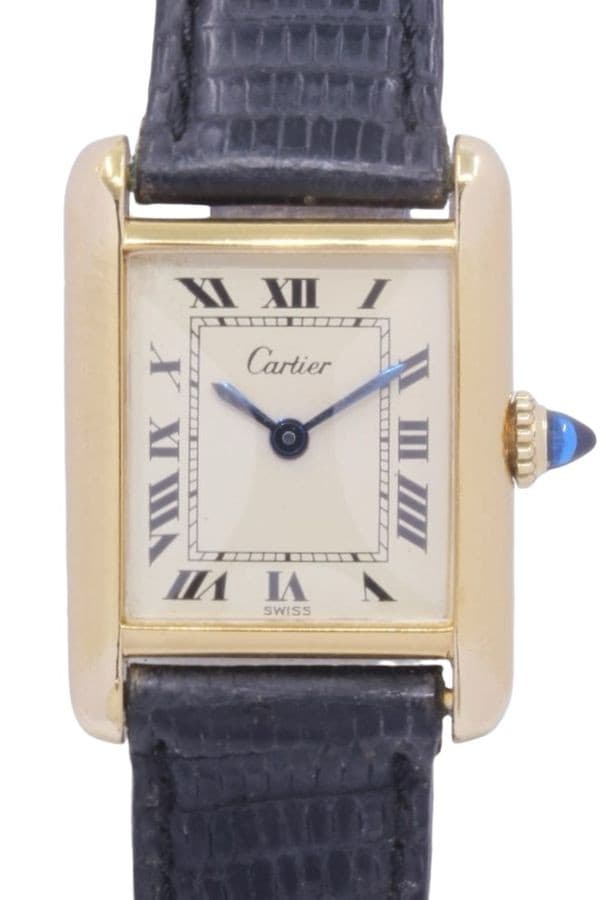 CARTIER TANK VERMEIL PM — vue 1