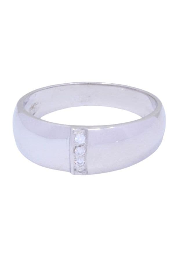 BAGUE MODERNE DIAMANTS — vue 5