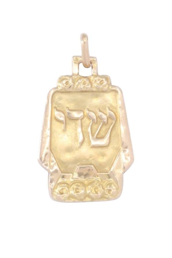 PENDENTIF HÉBRAIQUE ART-DÉCO — vue 1