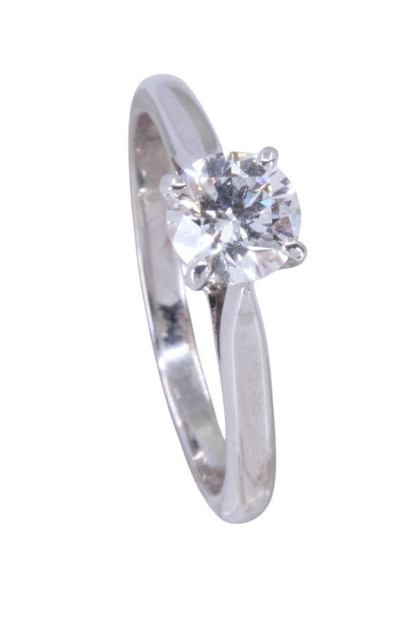 SOLITAIRE DIAMANT 0.62 CARAT — vue 3