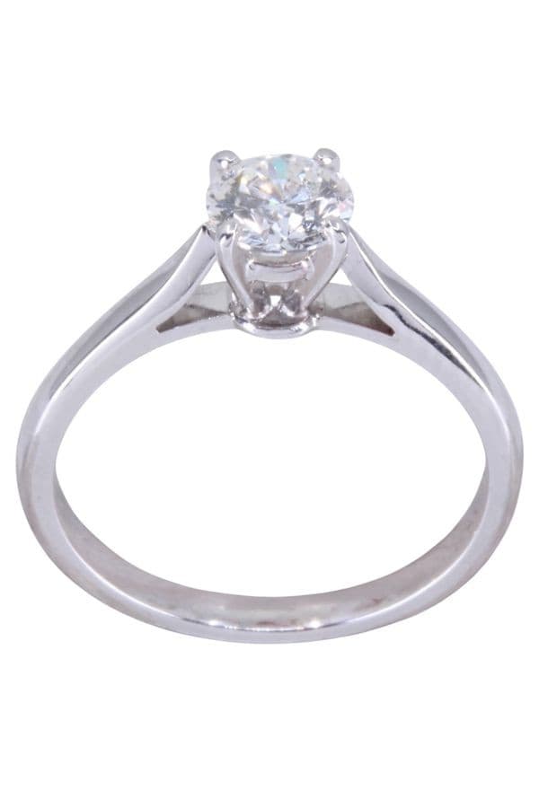 SOLITAIRE DIAMANT 0.62 CARAT — vue 1