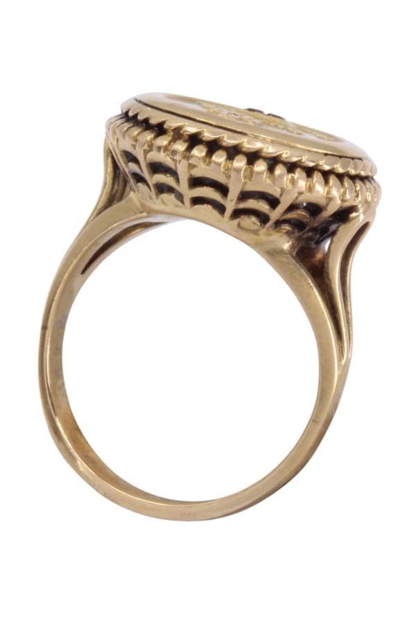 BAGUE MÉDAILLE D'AMOUR AUGIS — vue 4