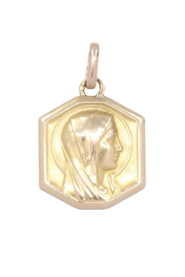 MÉDAILLE ANCIENNE VIERGE — vue 1