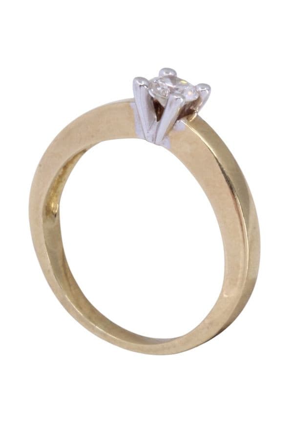 SOLITAIRE DIAMANT 0.23 CARAT — vue 5