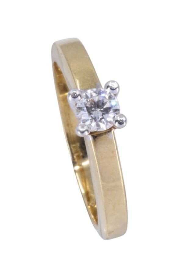 SOLITAIRE DIAMANT 0.23 CARAT — vue 4